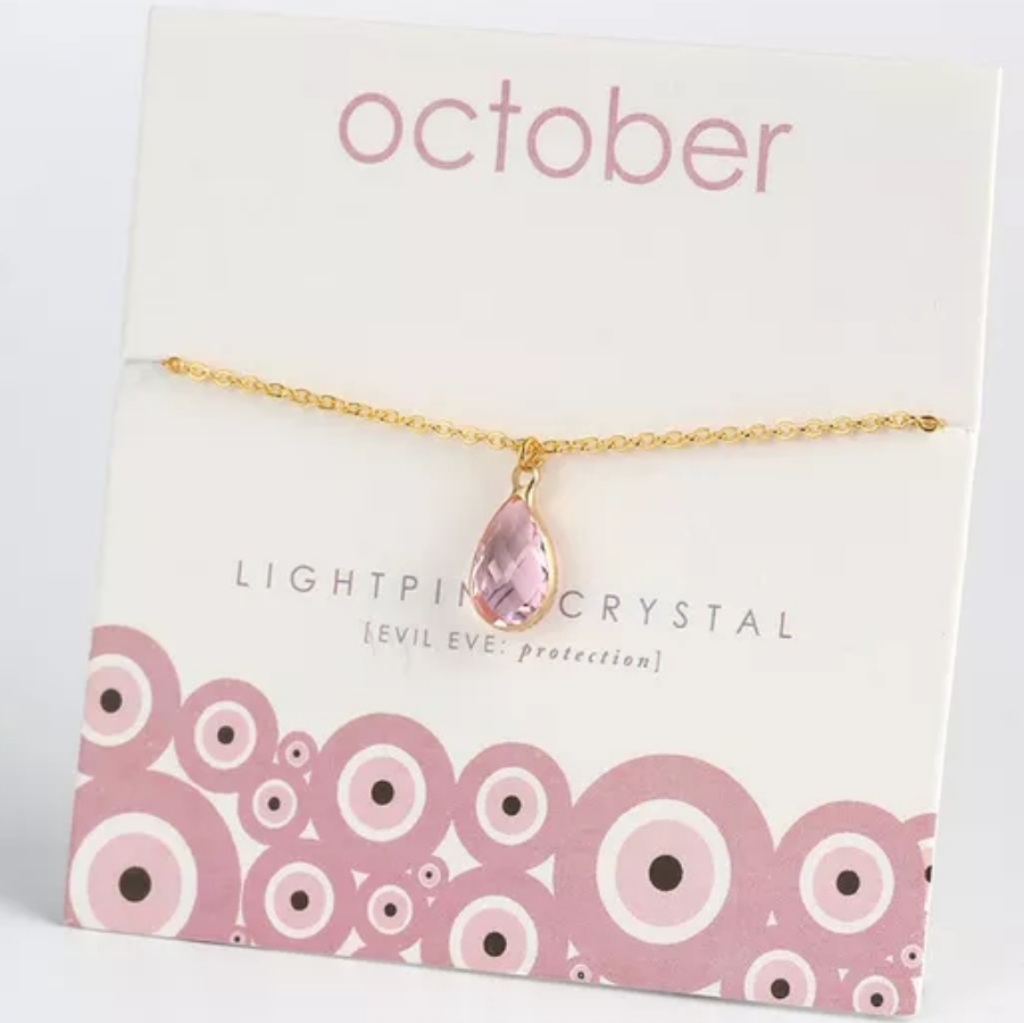 October Necklace October Birthday October Birthstone Scorpio Libra
